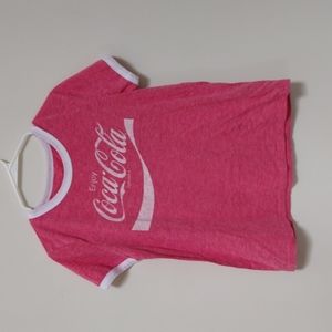 Coca-Cola Medium Shirt Faded Red